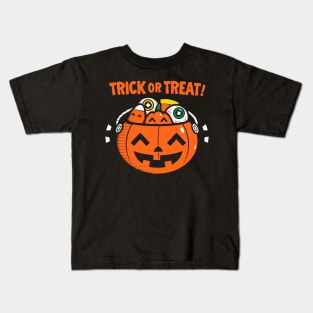 Pumpkin Kawaii! Kids T-Shirt